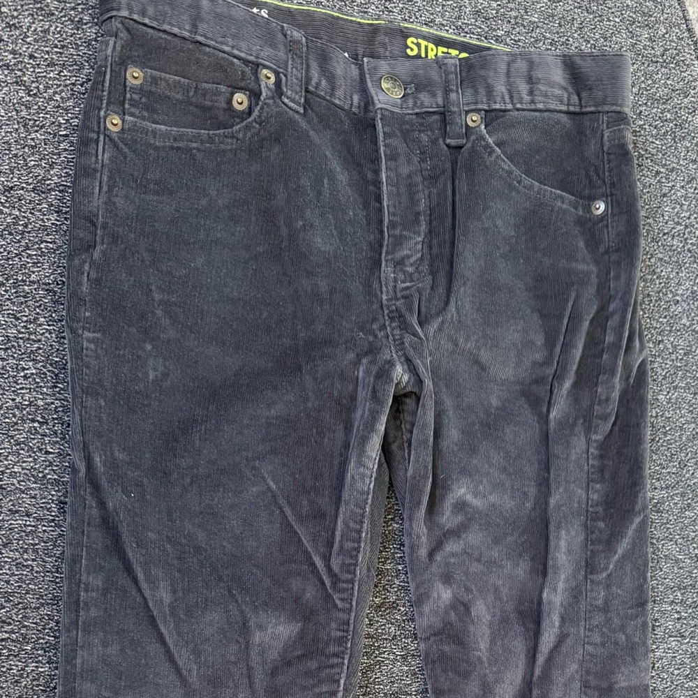 Crewcuts Charcoal Corduroy Pants